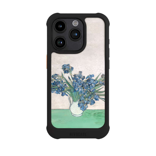 Apple iPhone 15 Pro NIVOmax Irises, by Vincent Van Gogh