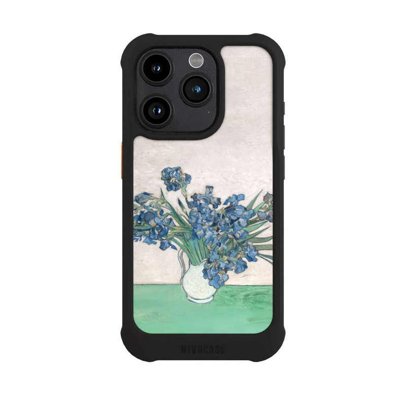 iPhone 15 Pro NIVOmax Irises, by Vincent Van Gogh