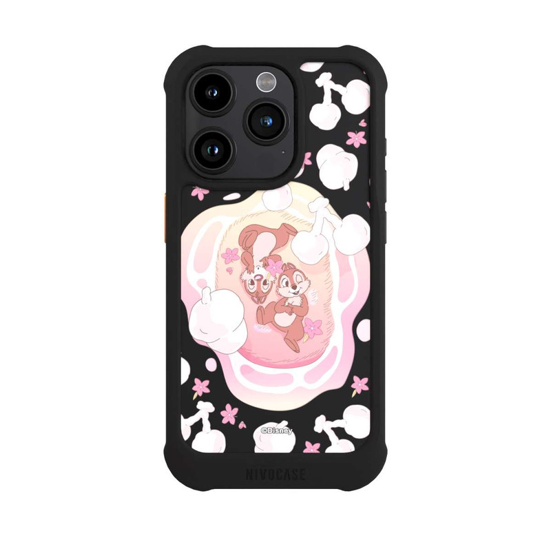 iPhone 15 Pro NIVOmax Chip and Dale Pink Transparent