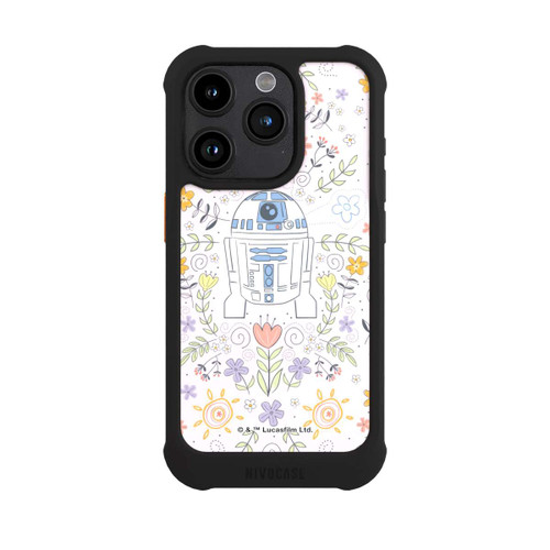 Apple iPhone 15 Pro NIVOmax R2D2 Blumen Muster