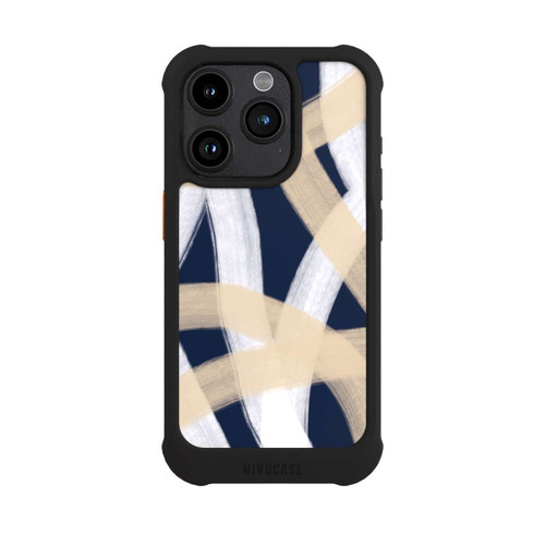 Apple iPhone 15 Pro NIVOmax Laced Up Beije Blue