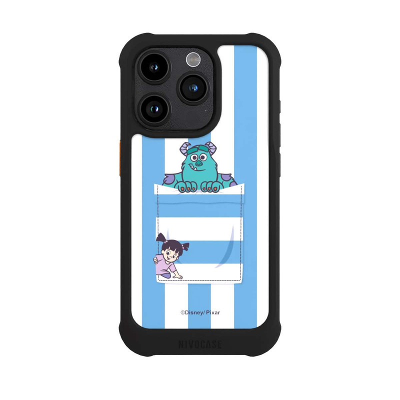 iPhone 15 Pro NIVOmax Monster AG Striped Pattern