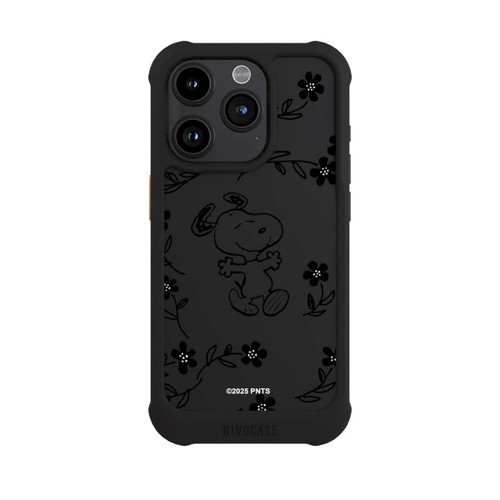 Apple iPhone 15 Pro NIVOmax Snoopy und Flowers Transparent