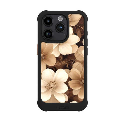 Apple iPhone 15 Pro NIVOmax Naturfarbene Negativblumen mit KI