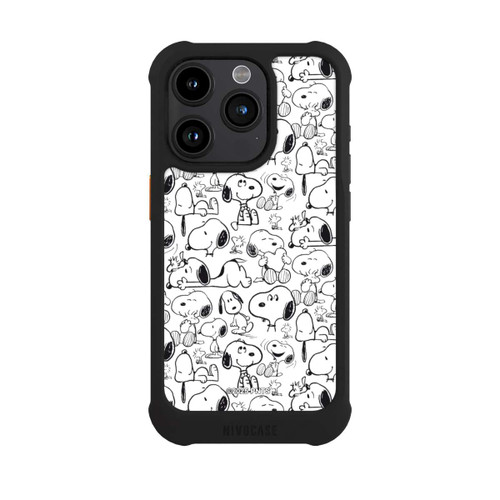 Apple iPhone 15 Pro NIVOmax Classic Snoopy Pattern White