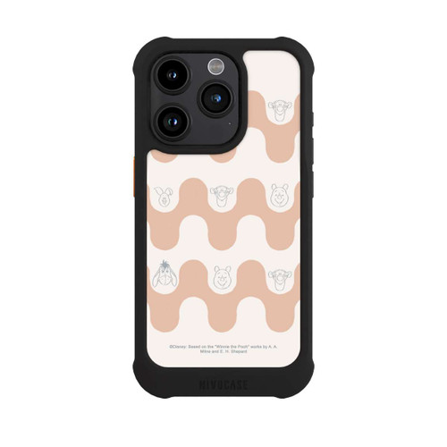 Apple iPhone 15 Pro NIVOmax Winnie Puuh und Freunde Wellenmuster