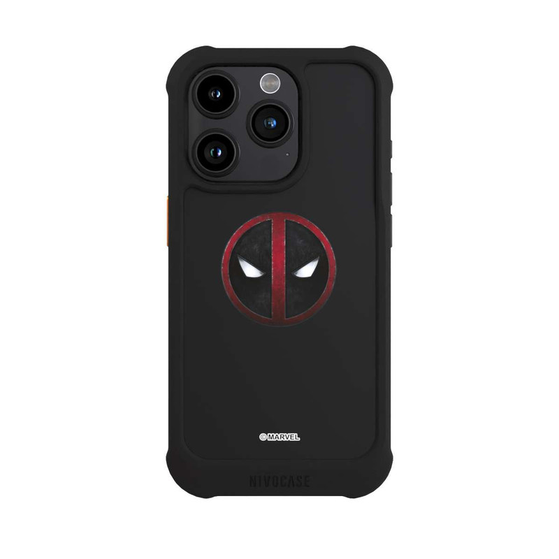 iPhone 15 Pro NIVOmax Deadpool Logo Transparent