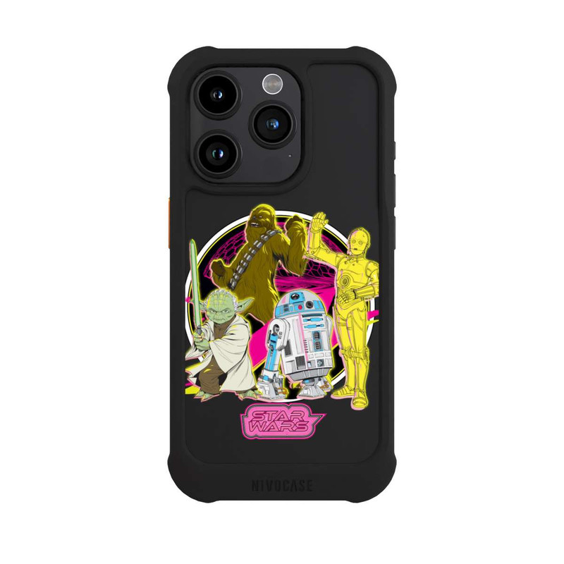 iPhone 15 Pro NIVOmax Star Wars Heroes Neon