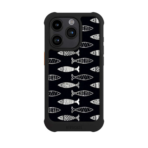 Apple iPhone 15 Pro NIVOmax Black Fishy Theme
