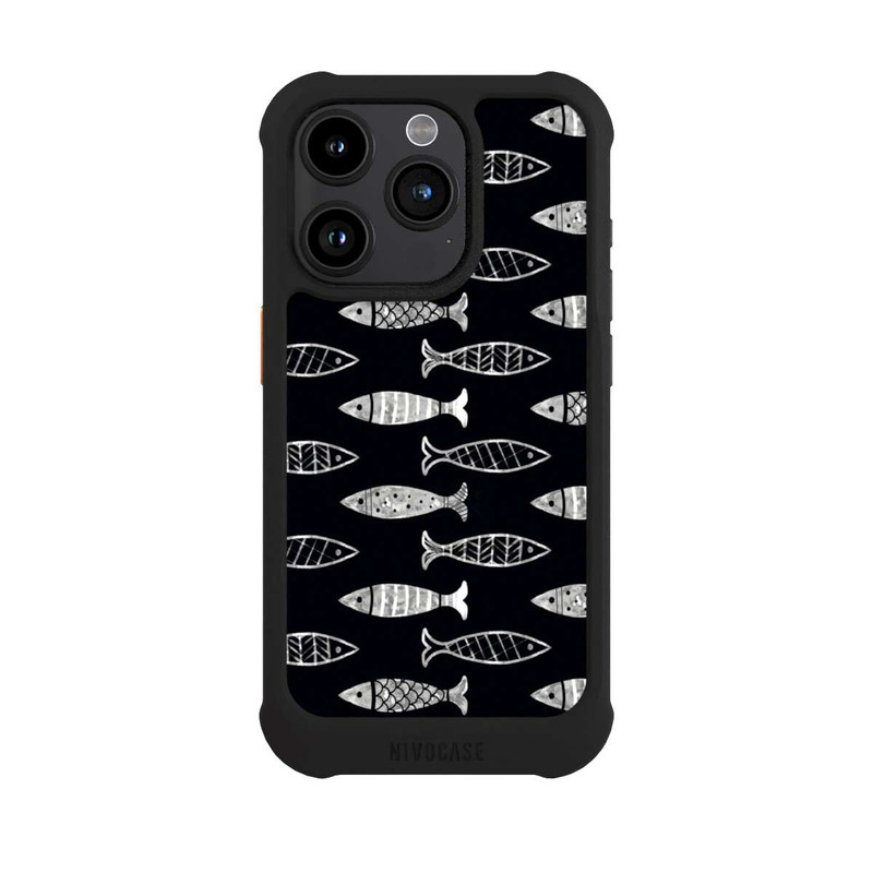 iPhone 15 Pro NIVOmax Black Fishy Theme