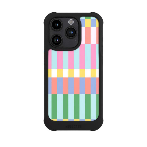 Apple iPhone 15 Pro NIVOmax Checked Theme Pastel