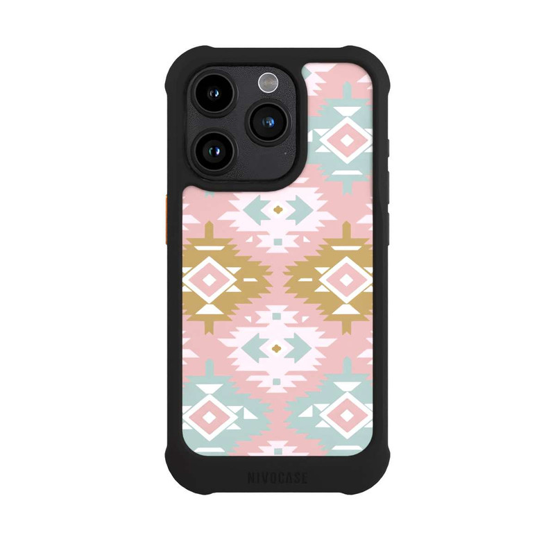 iPhone 15 Pro NIVOmax Modern Tribal Boho Aztec Geometric Design