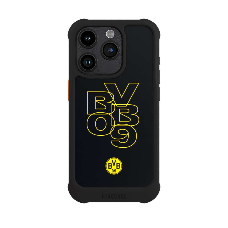 iPhone 15 Pro NIVOmax BVB09 Yellow Black