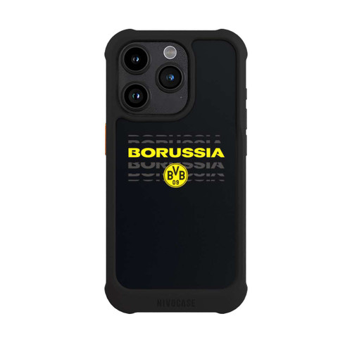 Apple iPhone 15 Pro NIVOmax Borrussia Gelb Schwarz