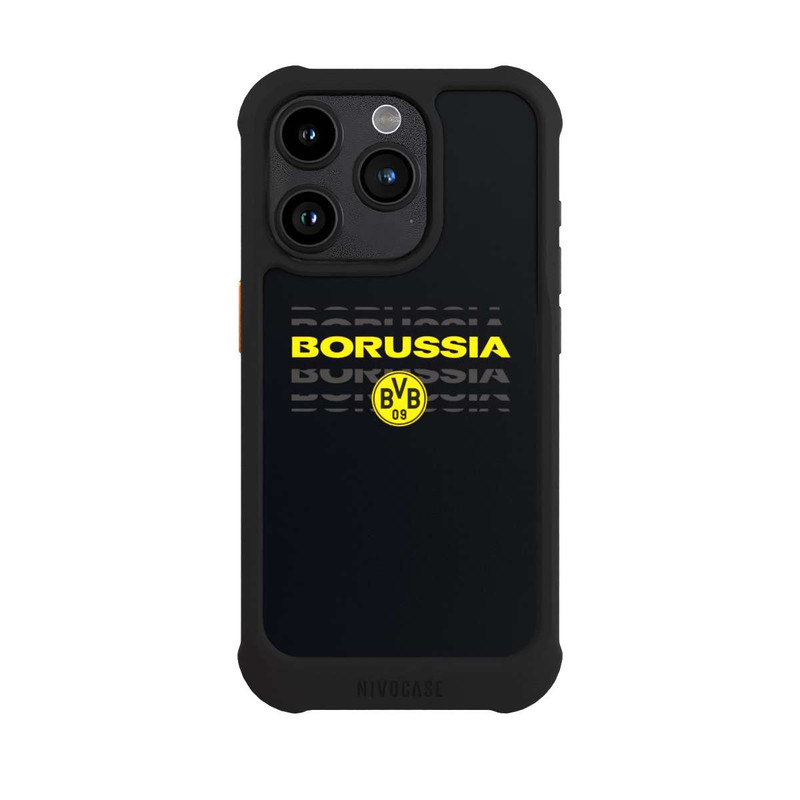 iPhone 15 Pro NIVOmax Borrussia Yellow Black