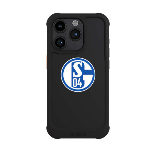 Apple iPhone 15 Pro NIVOmax FC Schalke 04 Logo Transparent