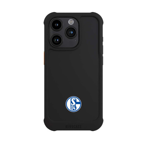 Apple iPhone 15 Pro NIVOmax FC Schalke 04 Logo Klein Transparent