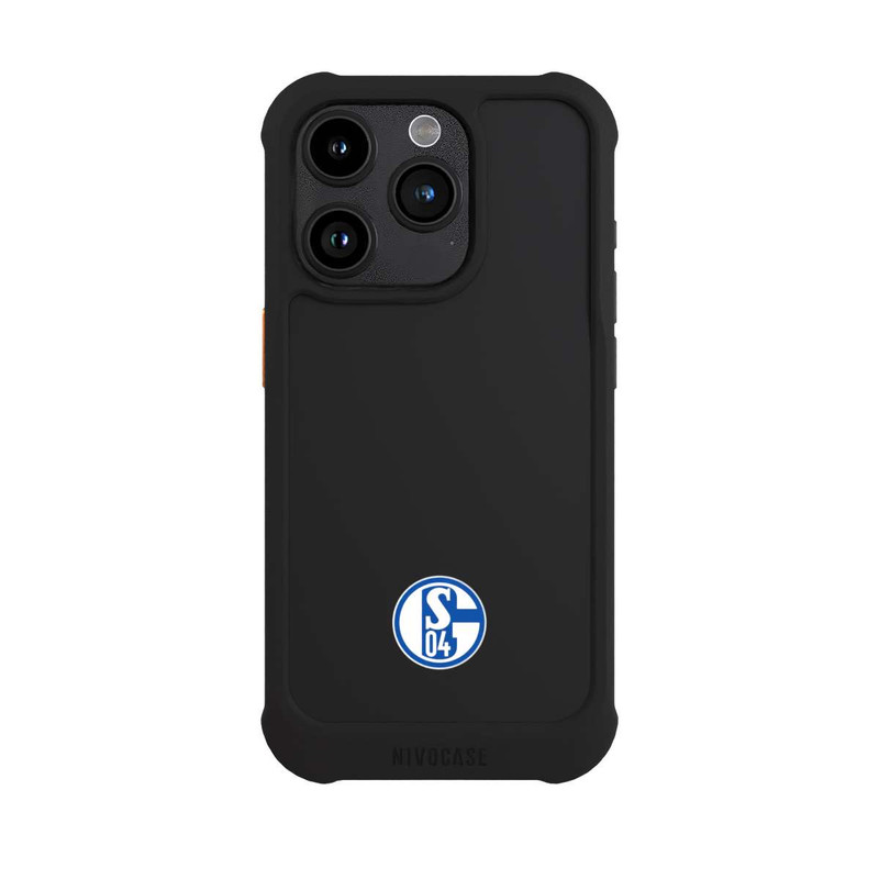 iPhone 15 Pro NIVOmax FC Schalke 04 Logo Klein Transparent