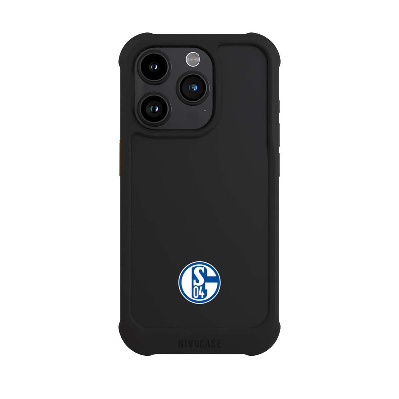 iPhone 15 Pro NIVOmax FC Schalke 04 Logo Klein Transparent