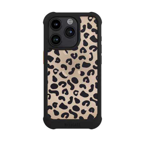 Apple iPhone 15 Pro NIVOmax  Gepardenmuster hellbraun