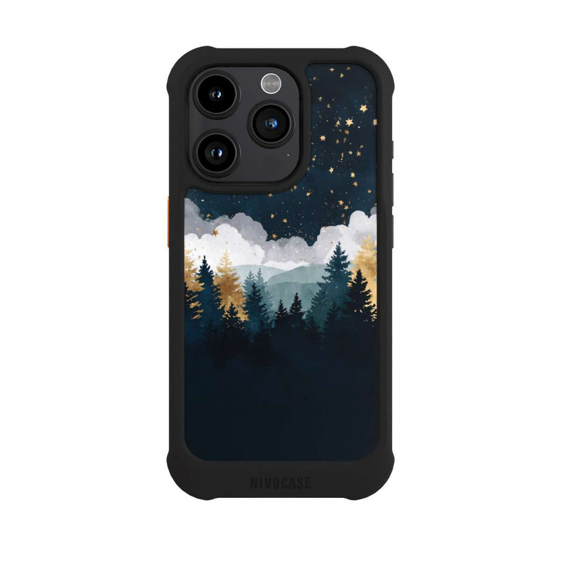 iPhone 15 Pro NIVOmax nächtlicher Wald Indigo