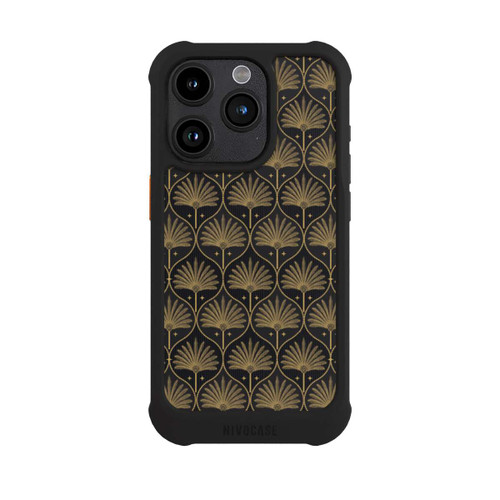 Apple iPhone 15 Pro NIVOmax Art Deco Blätter
