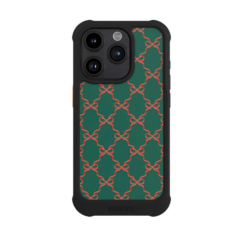 iPhone 15 Pro NIVOmax Rubans Rouge Vert