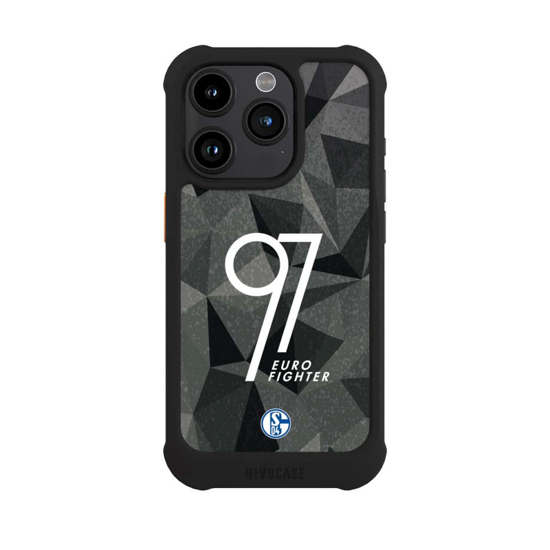 iPhone 15 Pro NIVOmax S04 Eurofighter 97 grau