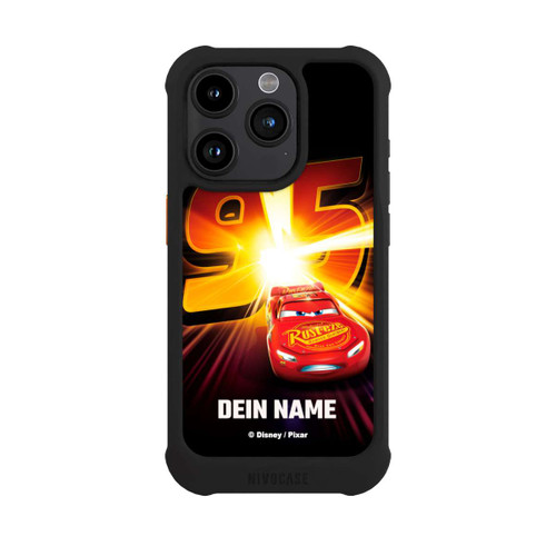 Apple iPhone 15 Pro NIVOmax Cars Lightning 95 Personalisierbar