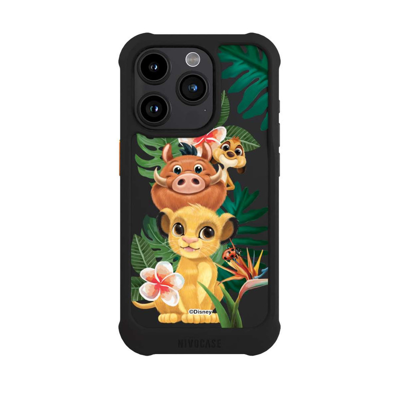 iPhone 15 Pro NIVOmax Lion King Jungle Friends Transparent