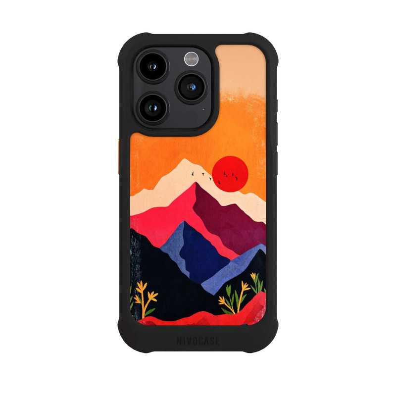 iPhone 15 Pro NIVOmax Les Alpes En Rouge 