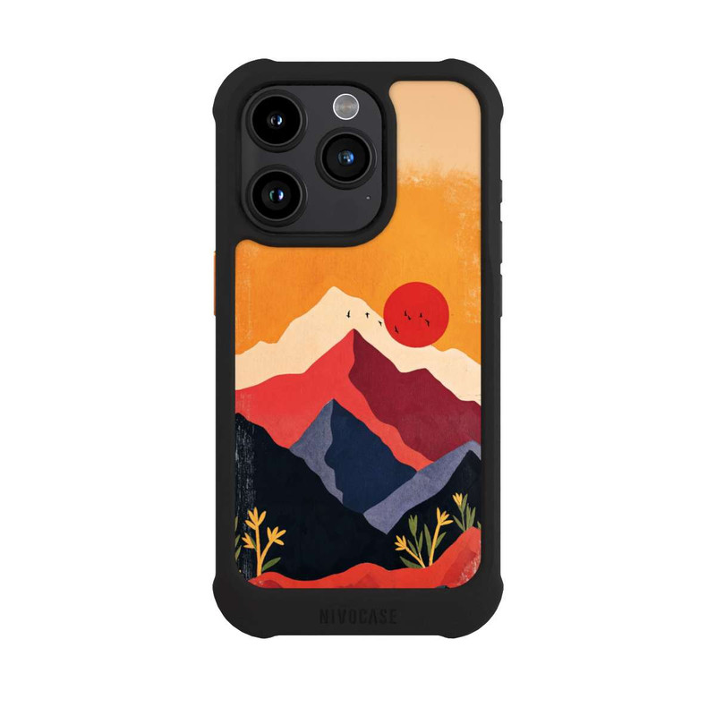 iPhone 15 Pro NIVOmax Les Alpes En Rouge 