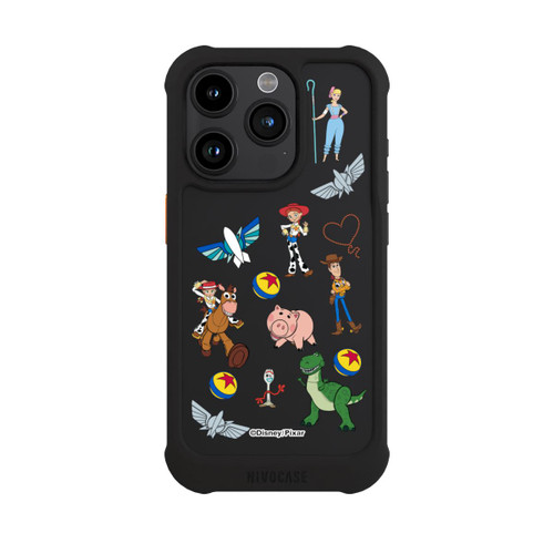 Apple iPhone 15 Pro NIVOmax Toy Story 5 Hero Toys Pattern Transparent
