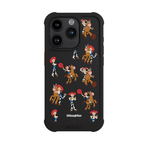 Apple iPhone 15 Pro NIVOmax Toy Story 5 Jessie Cowboy Pattern Transparent