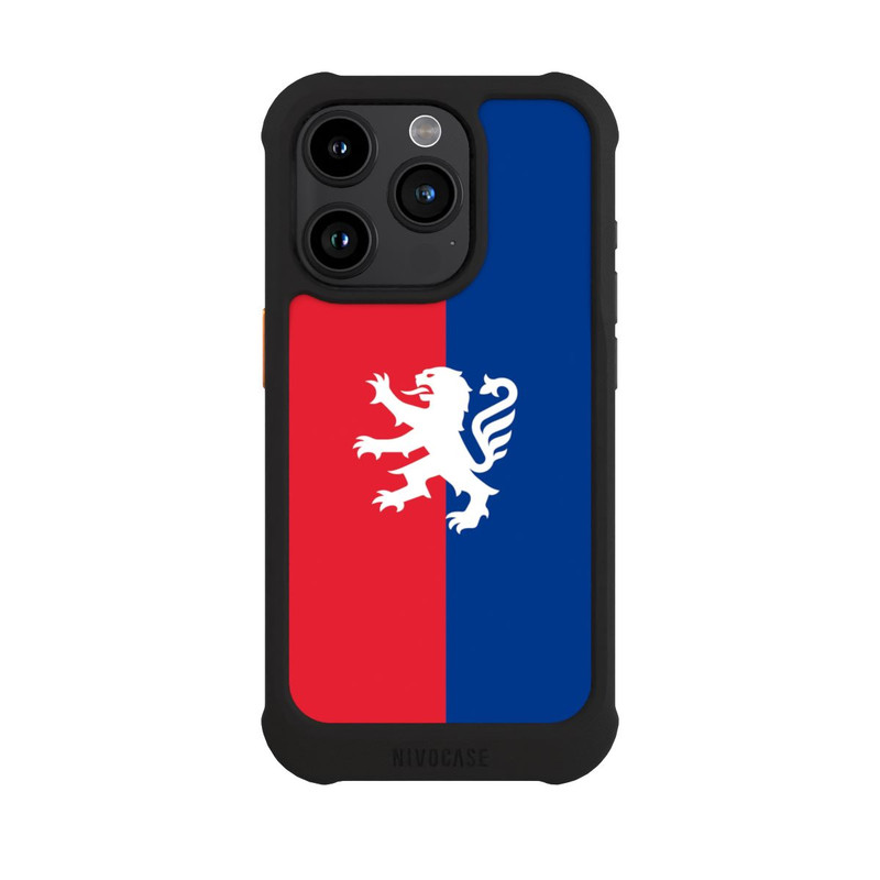 iPhone 15 Pro NIVOmax OL Lion rouge et bleu