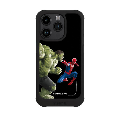 Apple iPhone 15 Pro NIVOmax Spider-Man affronte Hulk