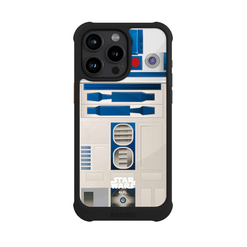 iPhone 15 Pro Max NIVOmax R2D2 Gros plan
