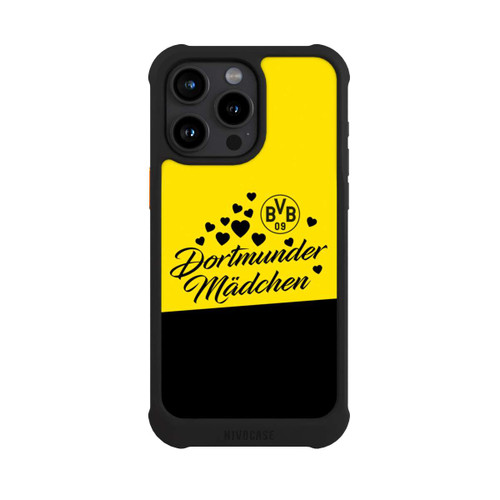 Apple iPhone 15 Pro Max NIVOmax BVB Dortmunder Mädel Herzen