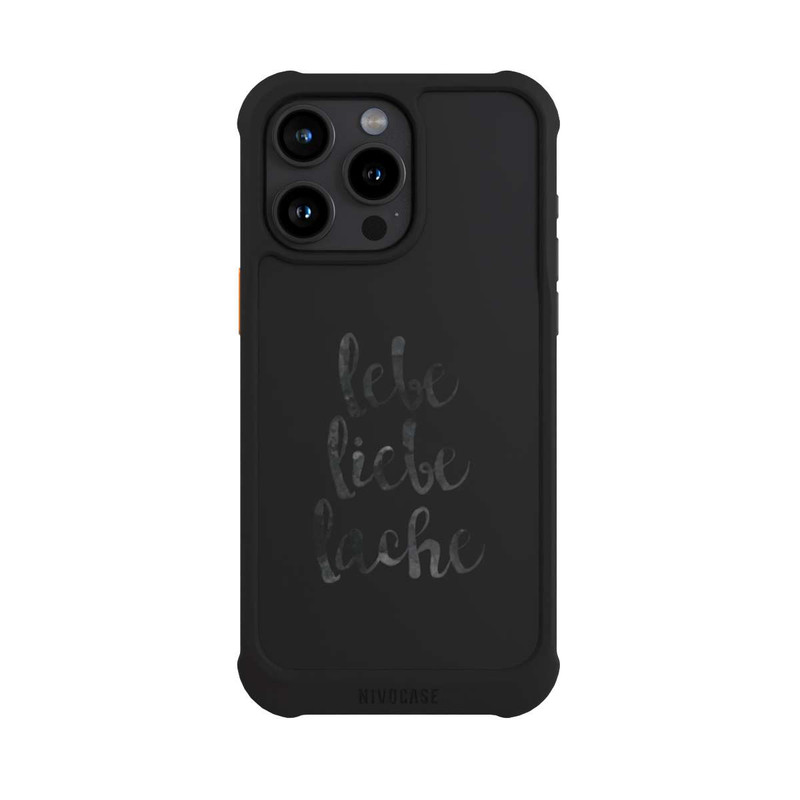 iPhone 15 Pro Max NIVOmax Lebe Liebe Lache ohne Hintergrund