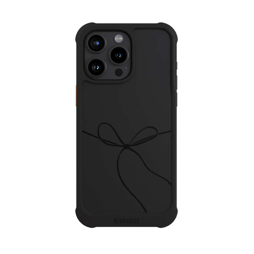 Apple iPhone 15 Pro Max NIVOmax Schleifchen Schwarz ohne Hintergrund