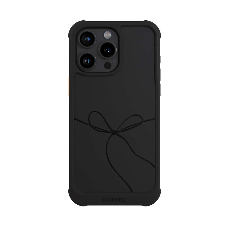 iPhone 15 Pro Max NIVOmax Ruban Noir sans Fond