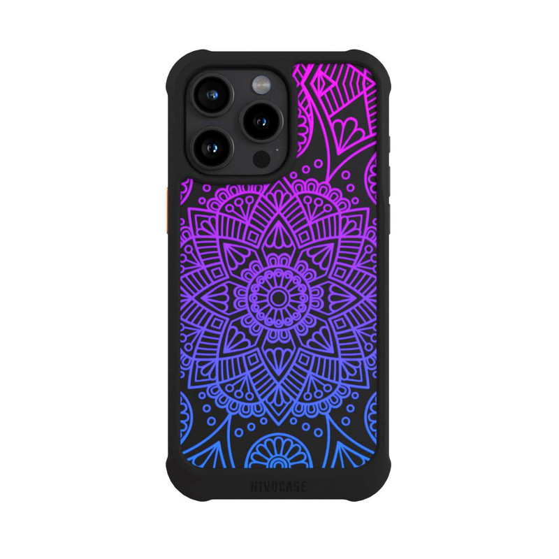 iPhone 15 Pro Max NIVOmax Cercles Mandala sans Fond