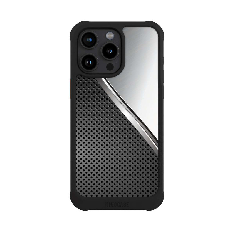iPhone 15 Pro Max NIVOmax Surface Métallique en Duo