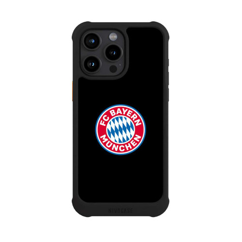 Apple iPhone 15 Pro Max NIVOmax FCB Logo auf Schwarz