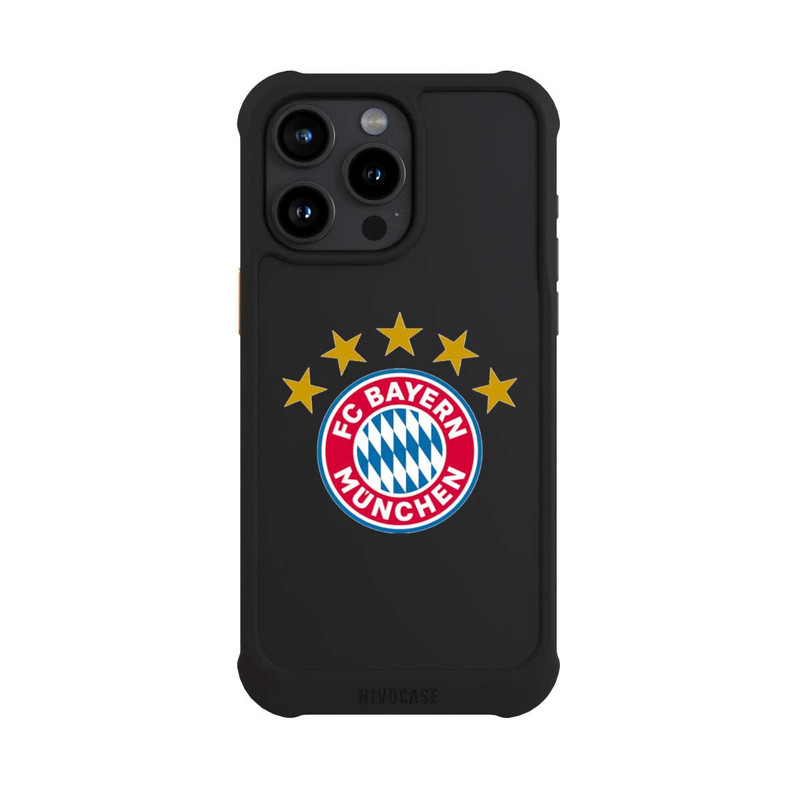iPhone 15 Pro Max NIVOmax FCB Logo mit Sterne - ohne Hintergrund