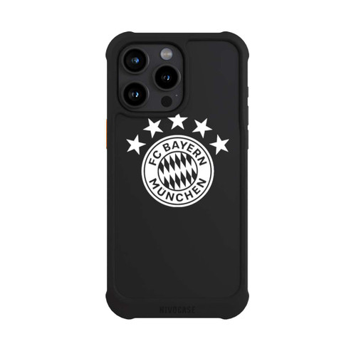 Apple iPhone 15 Pro Max NIVOmax FCB Logo einfarbig mit Sternen - ohne Hintergrund