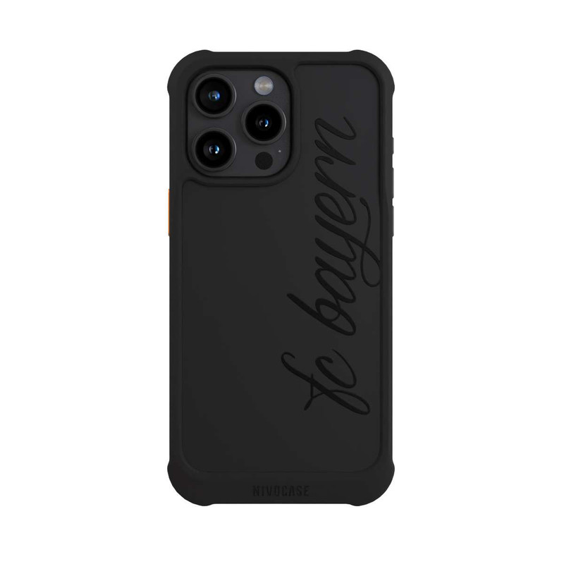 iPhone 15 Pro Max NIVOmax Schwarzes FCB Girlmotiv - ohne Hintergrund