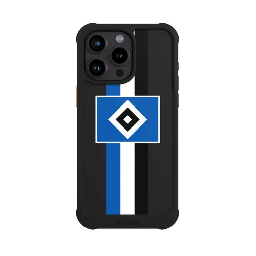 Apple iPhone 15 Pro Max NIVOmax HSV Streifen - Blau-Weiß-Schwarz - ohne Hintergrund