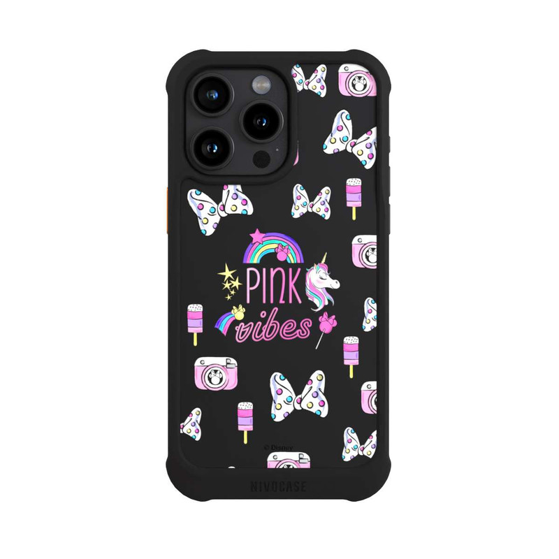 iPhone 15 Pro Max NIVOmax Pink Vibes Transparent