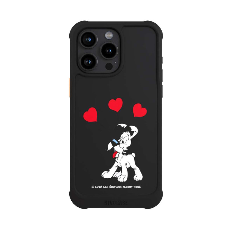 iPhone 15 Pro Max NIVOmax Amour Idéfix Transparent